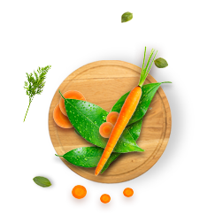 carrot & leaves