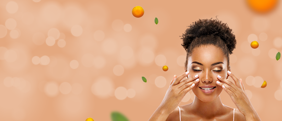  glowing skin of woman
